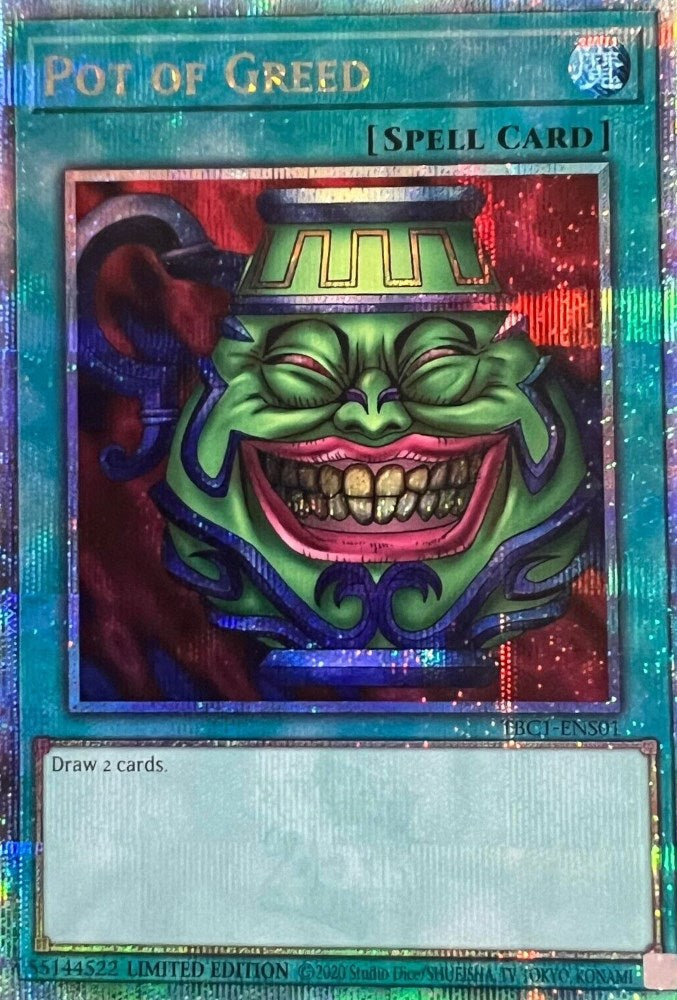 Pot of Greed [TBC1-ENS01] Secret Rare | North Game Den