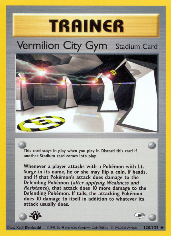 Vermilion City Gym (120/132) [Gym Heroes 1st Edition] | North Game Den
