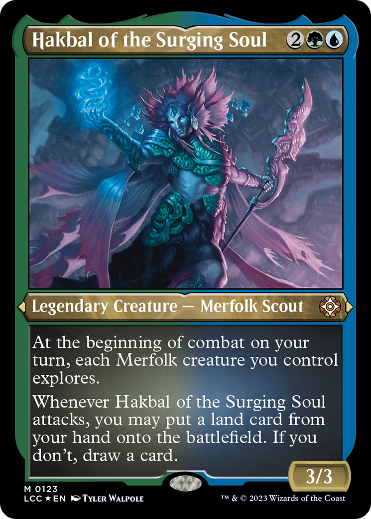 Hakbal of the Surging Soul (Display Commander) [The Lost Caverns of Ixalan Commander] | North Game Den