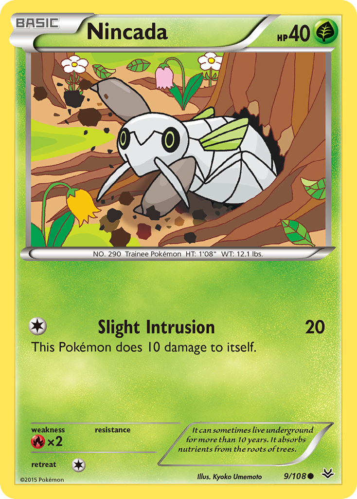 Nincada (9/108) [XY: Roaring Skies] | North Game Den