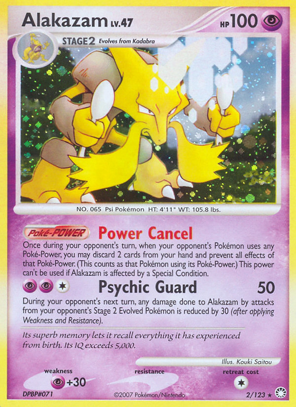 Alakazam (2/123) [Diamond & Pearl: Mysterious Treasures] | North Game Den