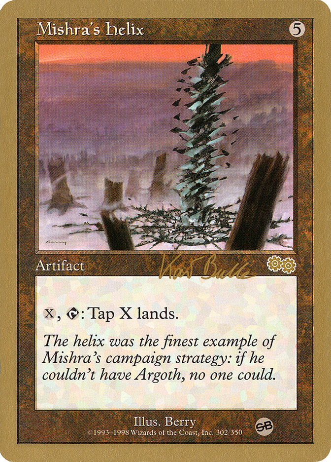 Mishra's Helix (Kai Budde) (SB) [World Championship Decks 1999] | North Game Den