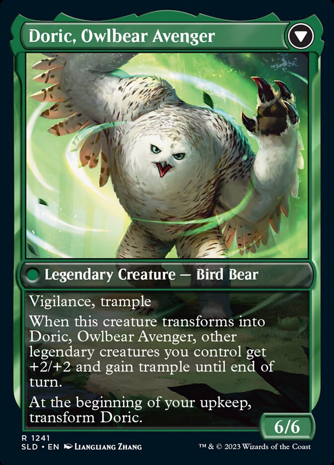 Doric, Nature's Warden // Doric, Owlbear Avenger [Secret Lair Drop Series] | North Game Den