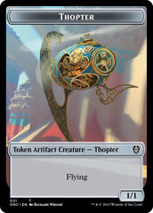 Myr // Thopter Double-Sided Token [Phyrexia: All Will Be One Commander Tokens] | North Game Den