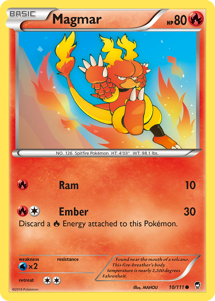 Magmar (10/111) [XY: Furious Fists] | North Game Den