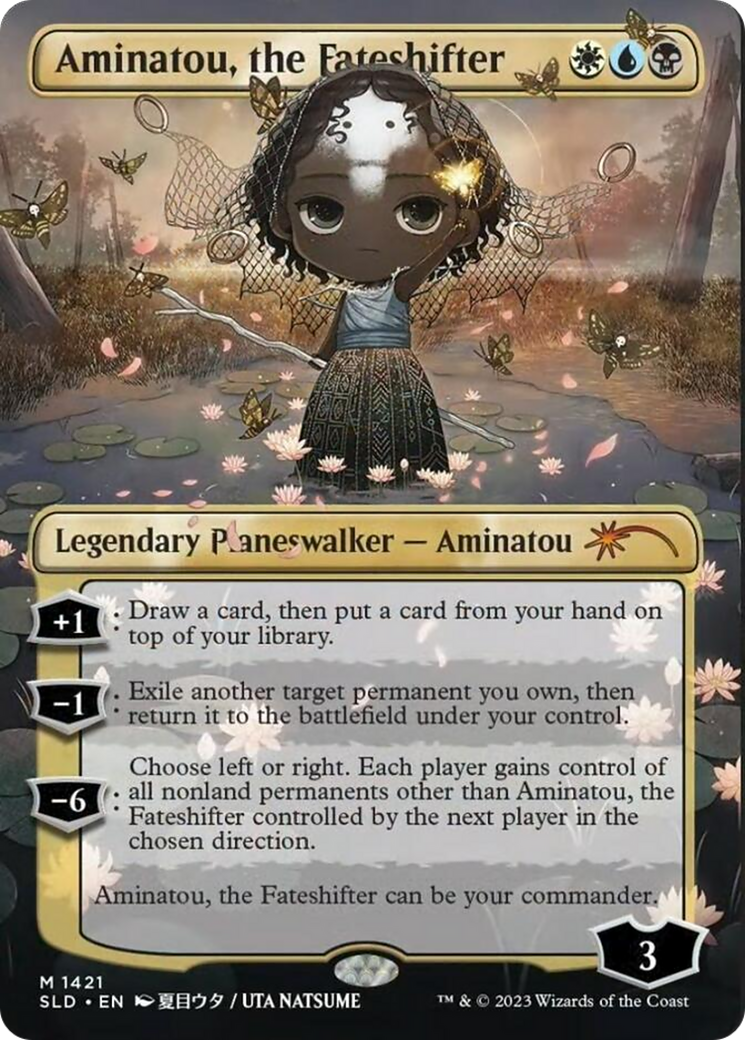 Aminatou, the Fateshifter (Rainbow Foil) [Secret Lair Drop Series] | North Game Den