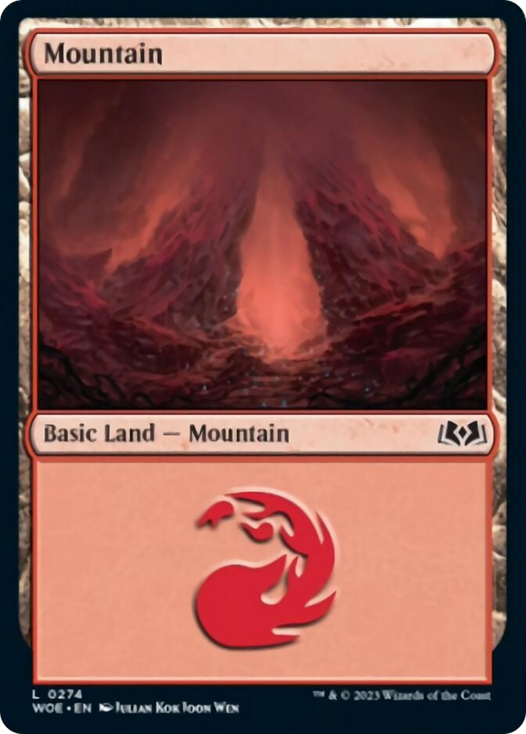 Mountain (0274) [Wilds of Eldraine] | North Game Den
