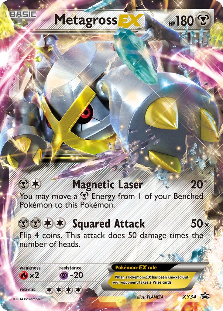 Metagross EX (XY34) [XY: Black Star Promos] | North Game Den