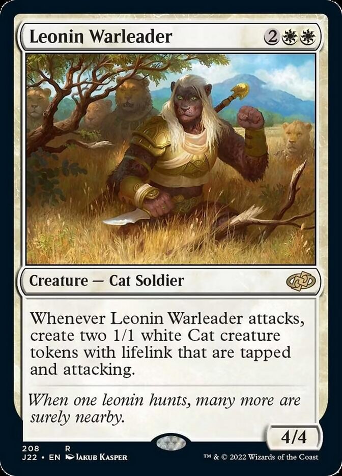 Leonin Warleader [Jumpstart 2022] | North Game Den