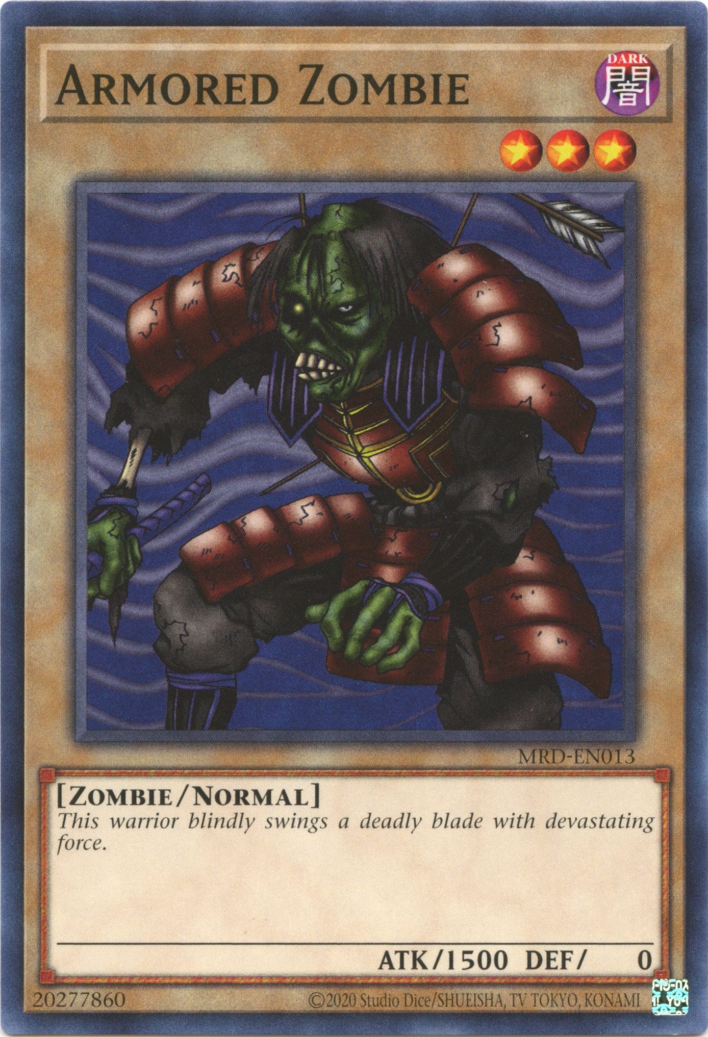 Armored Zombie (25th Anniversary) [MRD-EN013] Common | North Game Den