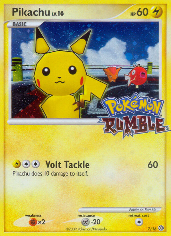 Pikachu (7/16) [Pokémon Rumble] | North Game Den