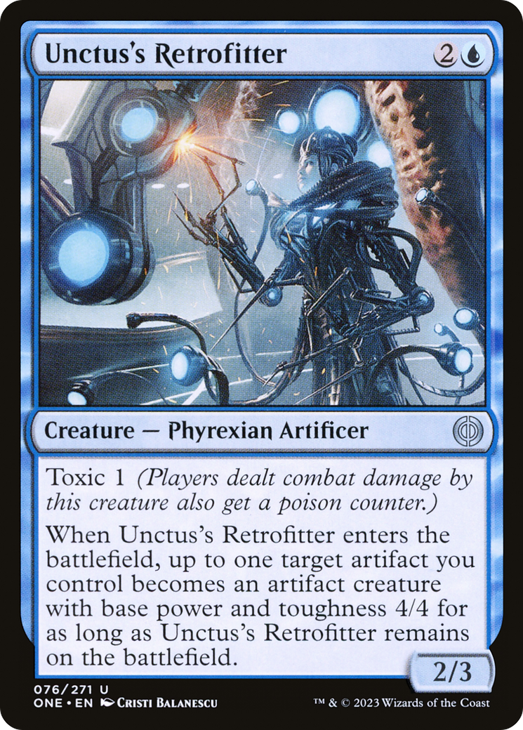 Unctus's Retrofitter [Phyrexia: All Will Be One] | North Game Den