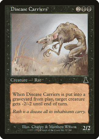 Disease Carriers [Urza's Destiny] | North Game Den