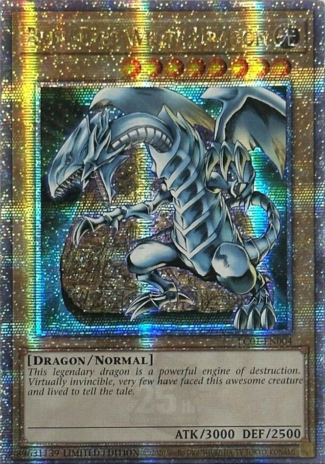 Blue-Eyes White Dragon (25th Anniversary) [LC01-EN004] Quarter Century Secret Rare | North Game Den