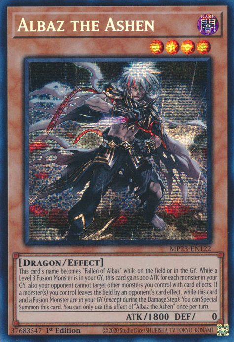 Albaz the Ashen [MP23-EN122] Prismatic Secret Rare | North Game Den