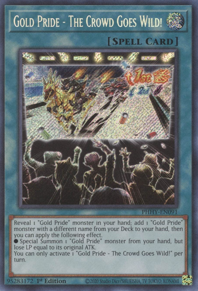 Gold Pride - The Crowd Goes Wild! [PHHY-EN091] Secret Rare | North Game Den