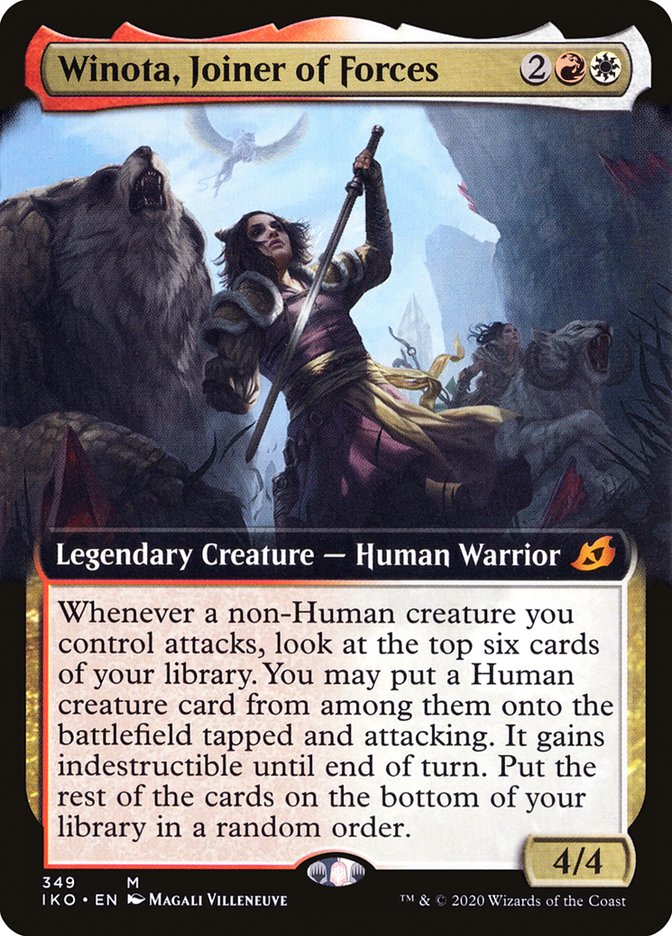 Winota, Joiner of Forces (Extended Art) [Ikoria: Lair of Behemoths] | North Game Den