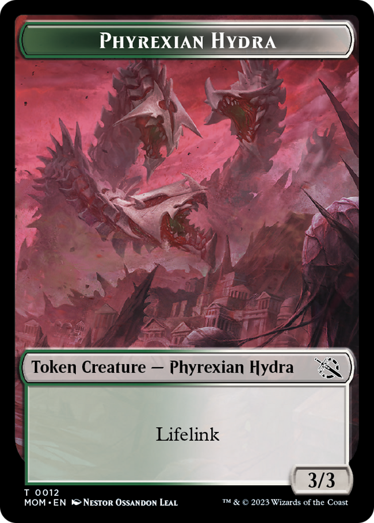 Phyrexian Hydra Token (12) [March of the Machine Tokens] | North Game Den