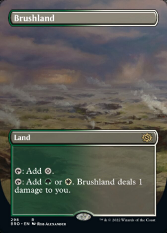 Brushland (Borderless Alternate Art) [The Brothers' War] | North Game Den