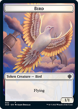 Bird // Faerie Double-Sided Token [Starter Commander Decks] | North Game Den