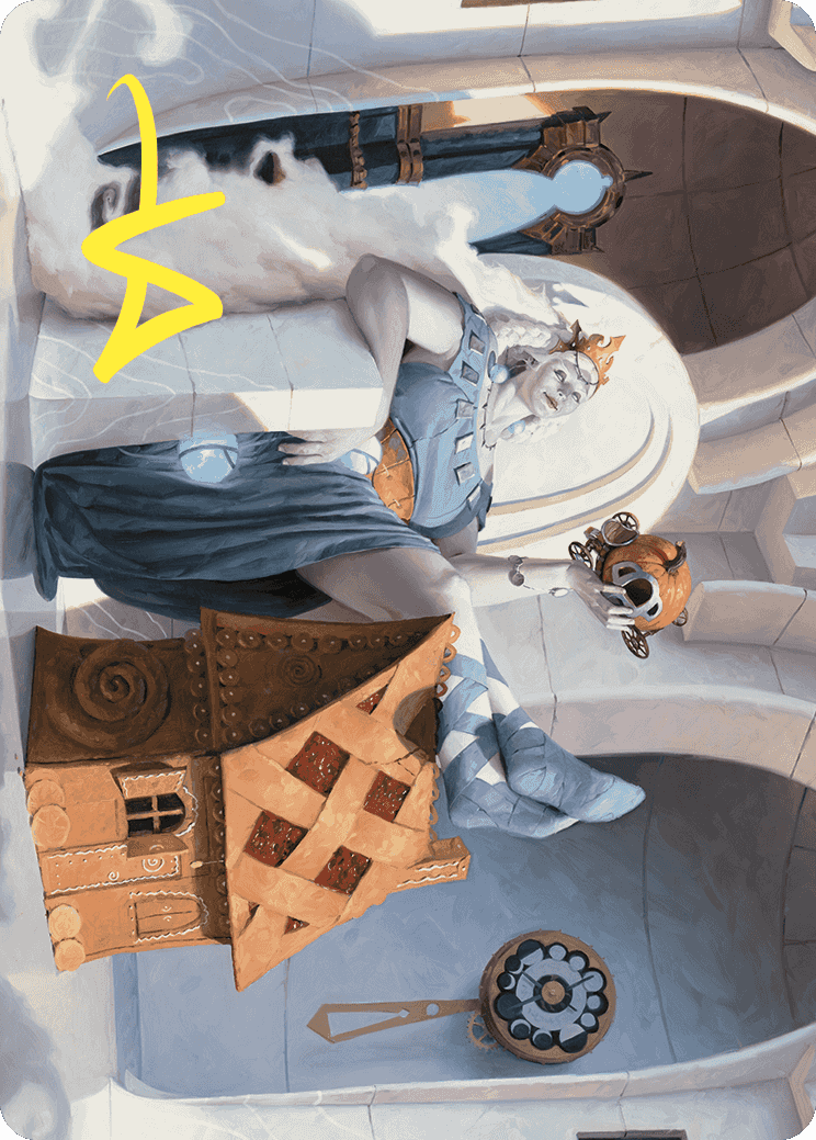 Beluna Grandsquall Art Card (Gold-Stamped Signature) [Wilds of Eldraine Art Series] | North Game Den