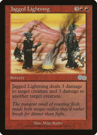 Jagged Lightning [Urza's Saga] | North Game Den