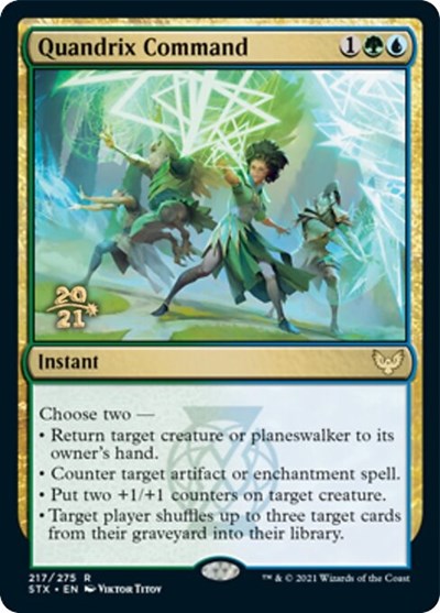 Quandrix Command [Strixhaven: School of Mages Prerelease Promos] | North Game Den