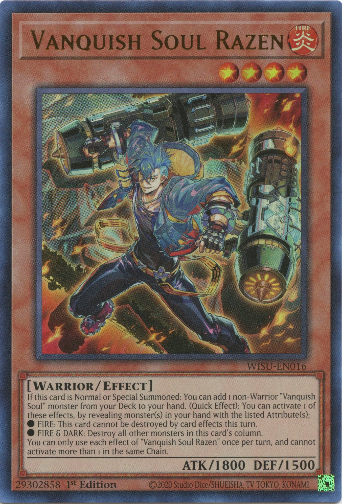 Vanquish Soul Razen [WISU-EN016] Ultra Rare | North Game Den