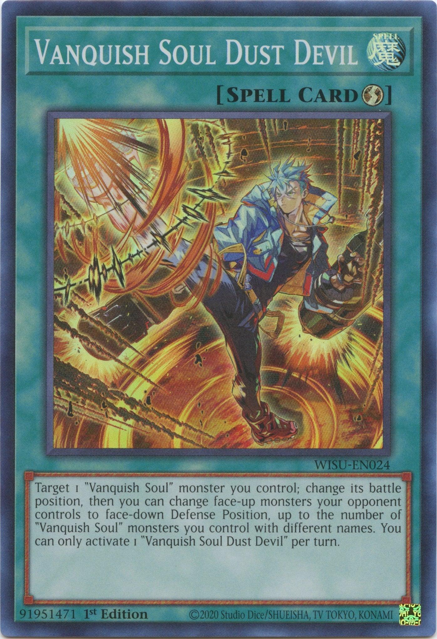 Vanquish Soul Dust Devil [WISU-EN024] Super Rare | North Game Den
