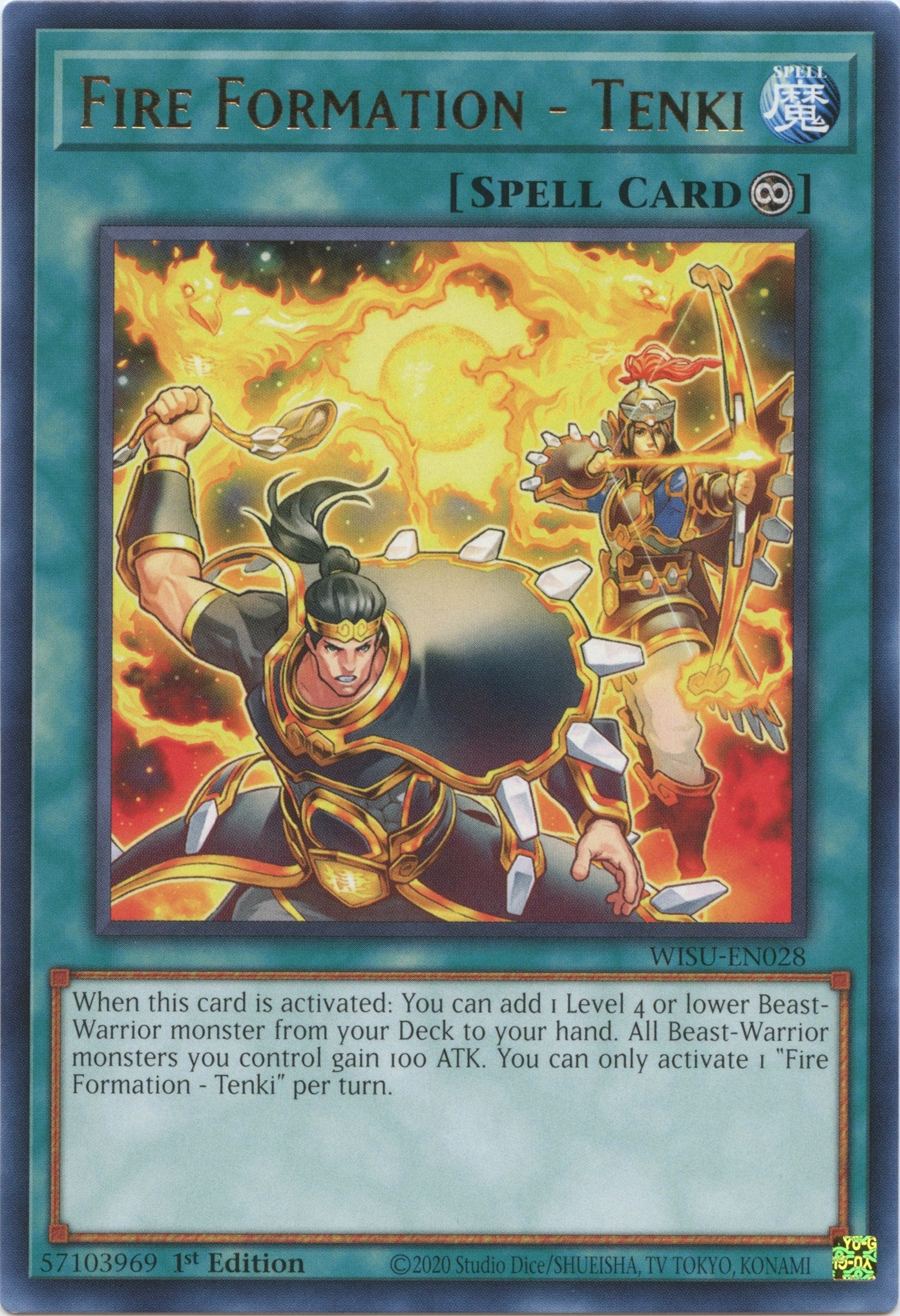 Fire Formation - Tenki [WISU-EN028] Rare | North Game Den
