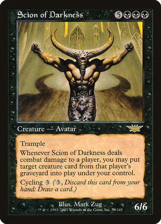 Scion of Darkness [Legions] | North Game Den