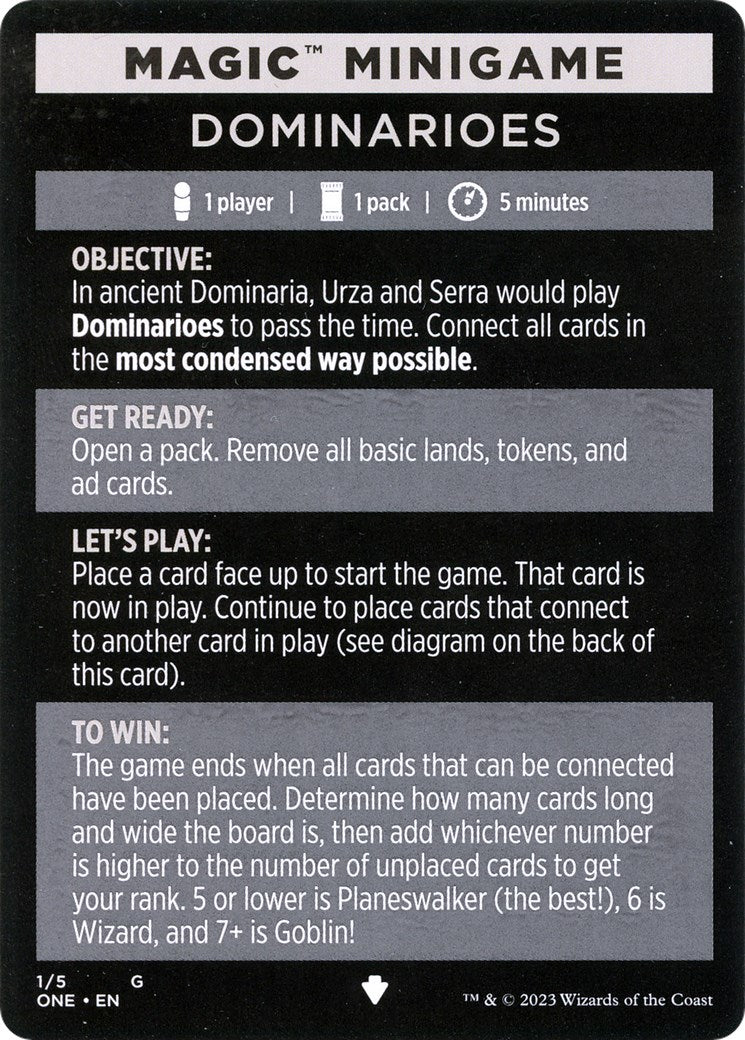 Dominarioes (Magic Minigame) [Phyrexia: All Will Be One Minigame] | North Game Den