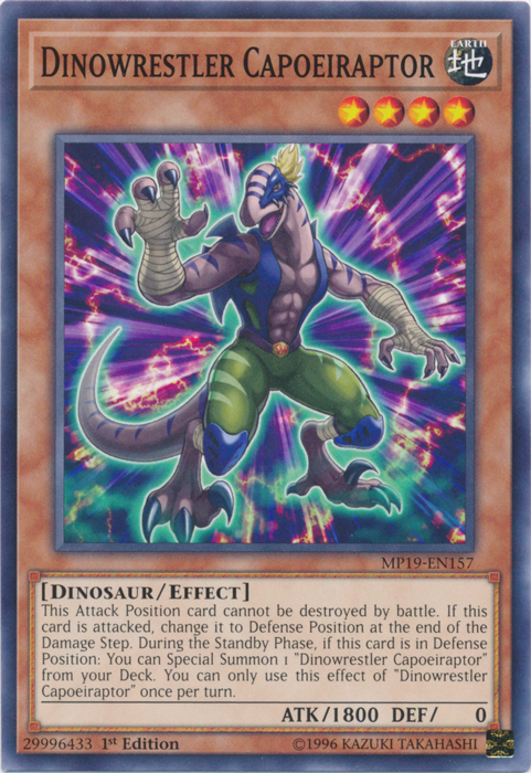 Dinowrestler Capoeiraptor [MP19-EN157] Common | North Game Den