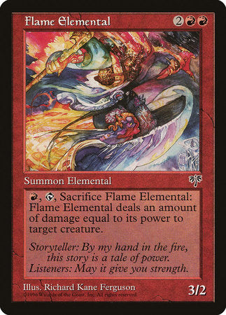 Flame Elemental [Mirage] | North Game Den