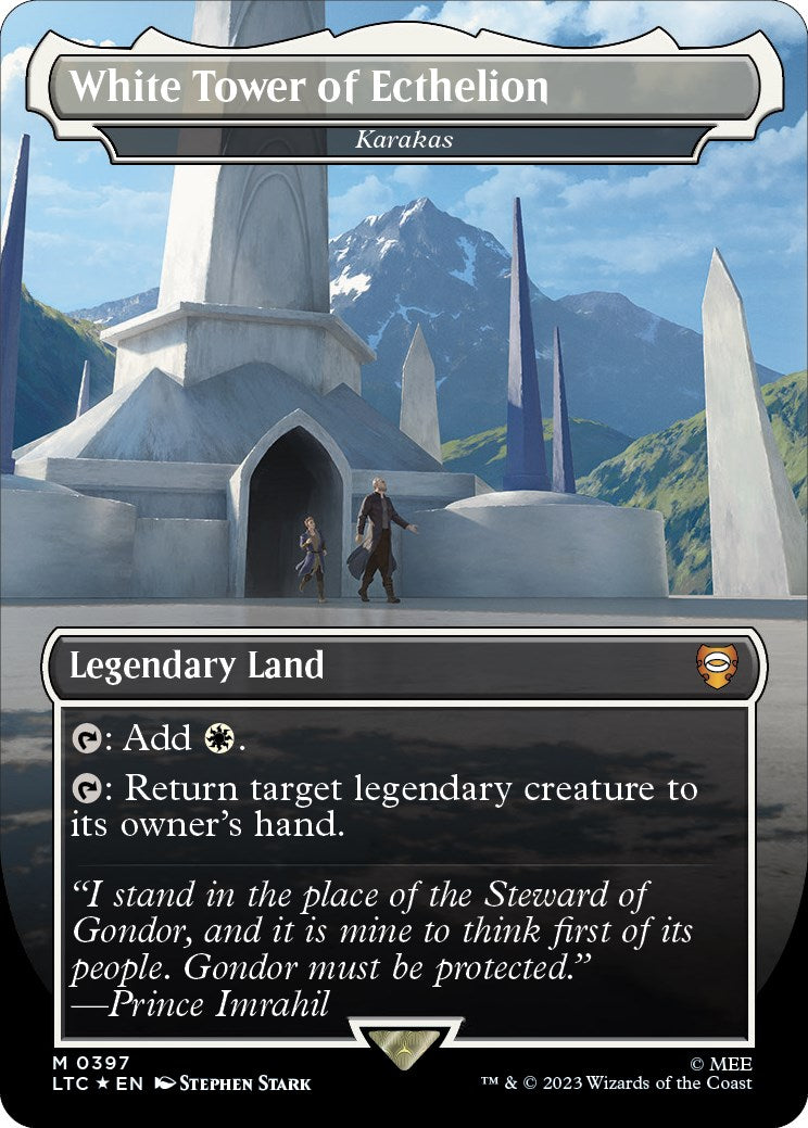 White Tower of Ecthelion - Karakas (Surge Foil Realms and Relics) [The Lord of the Rings: Tales of Middle-Earth Commander] | North Game Den