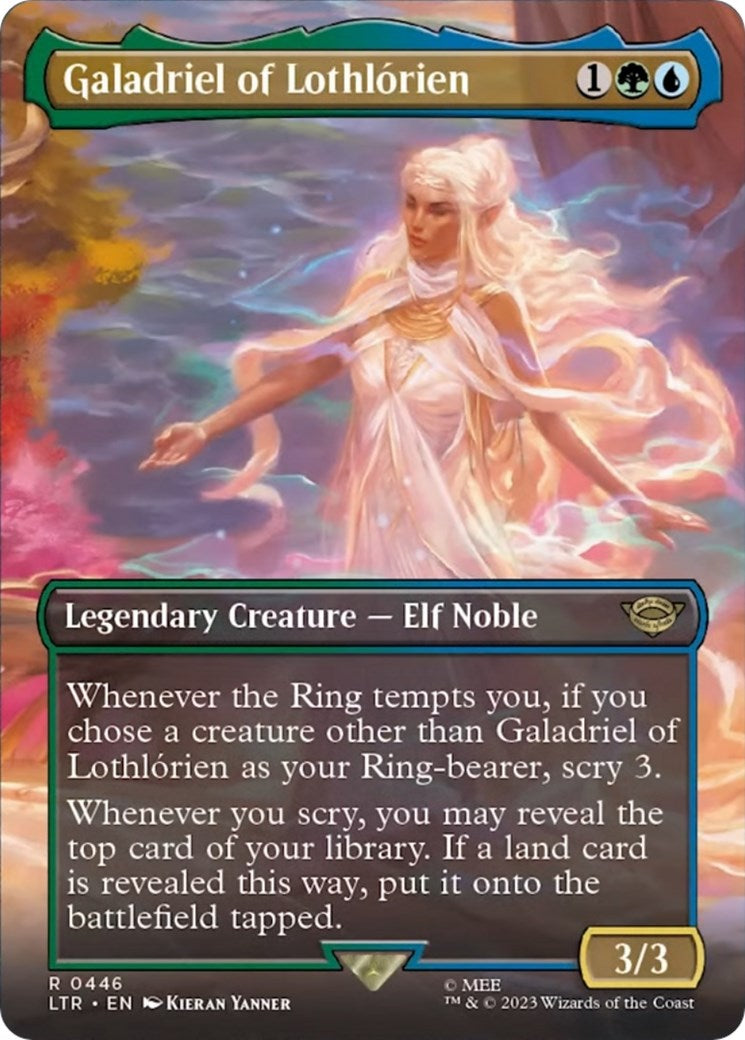 Galadriel of Lothlorien (Borderless Alternate Art) [The Lord of the Rings: Tales of Middle-Earth] | North Game Den