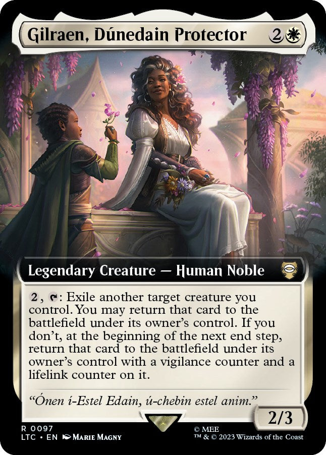 Gilraen, Dunedain Protector (Extended Art) [The Lord of the Rings: Tales of Middle-Earth Commander] | North Game Den