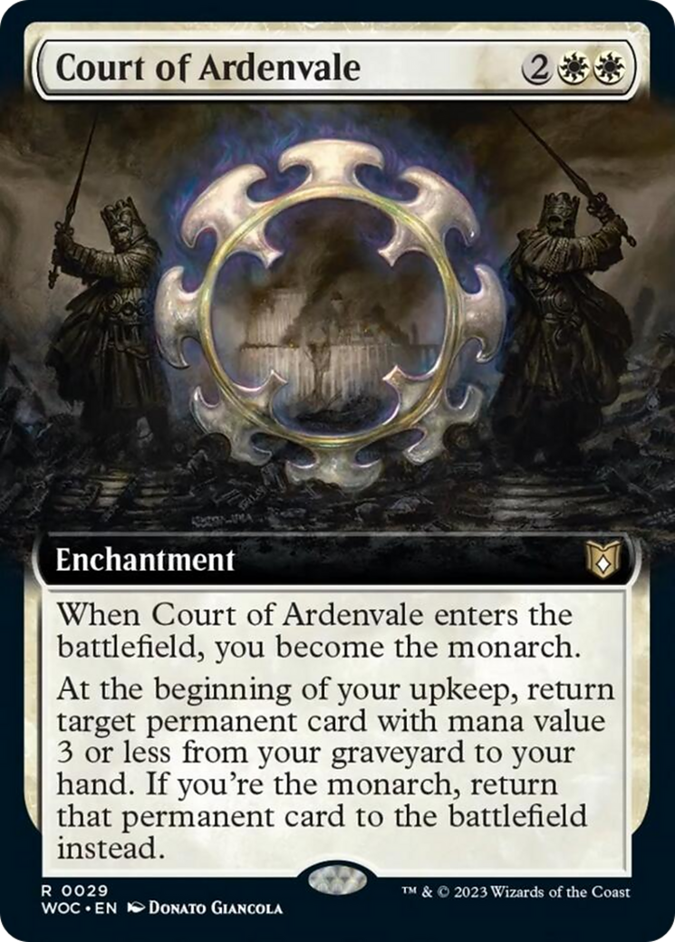 Court of Ardenvale (Extended Art) [Wilds of Eldraine Commander] | North Game Den