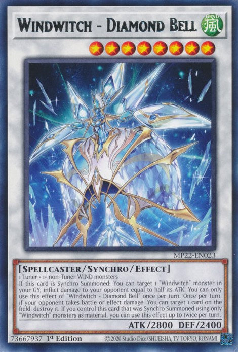 Windwitch - Diamond Bell [MP22-EN023] Rare | North Game Den