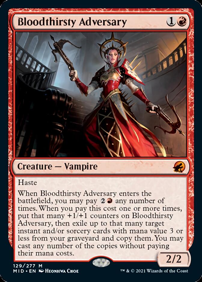 Bloodthirsty Adversary [Innistrad: Midnight Hunt] | North Game Den
