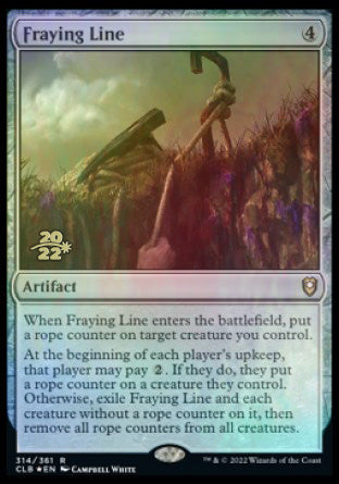 Fraying Line [Commander Legends: Battle for Baldur's Gate Prerelease Promos] | North Game Den