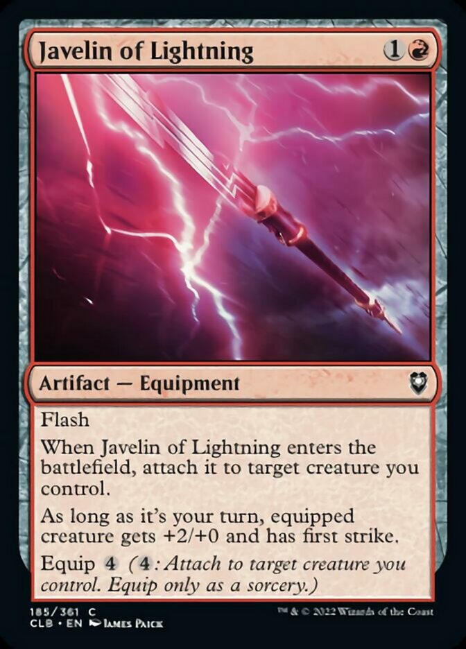 Javelin of Lightning [Commander Legends: Battle for Baldur's Gate] | North Game Den