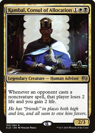 Kambal, Consul of Allocation [Kaladesh] | North Game Den