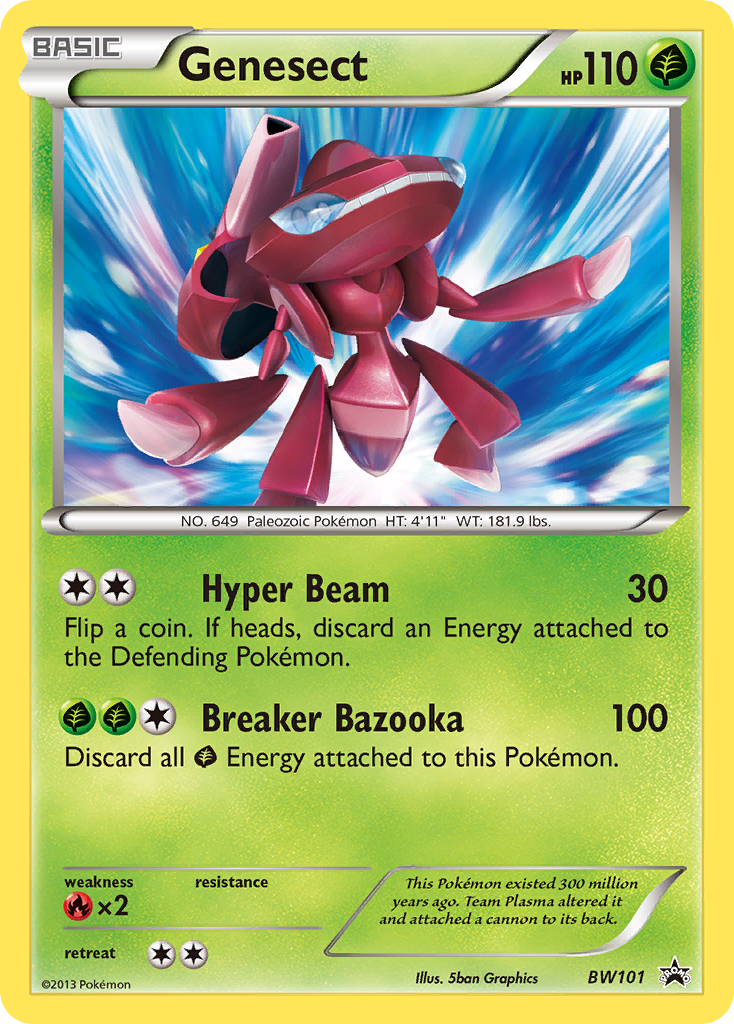 Genesect (BW101) [Black & White: Black Star Promos] | North Game Den