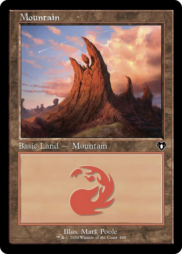 Mountain (448) (Retro) [Commander Masters] | North Game Den