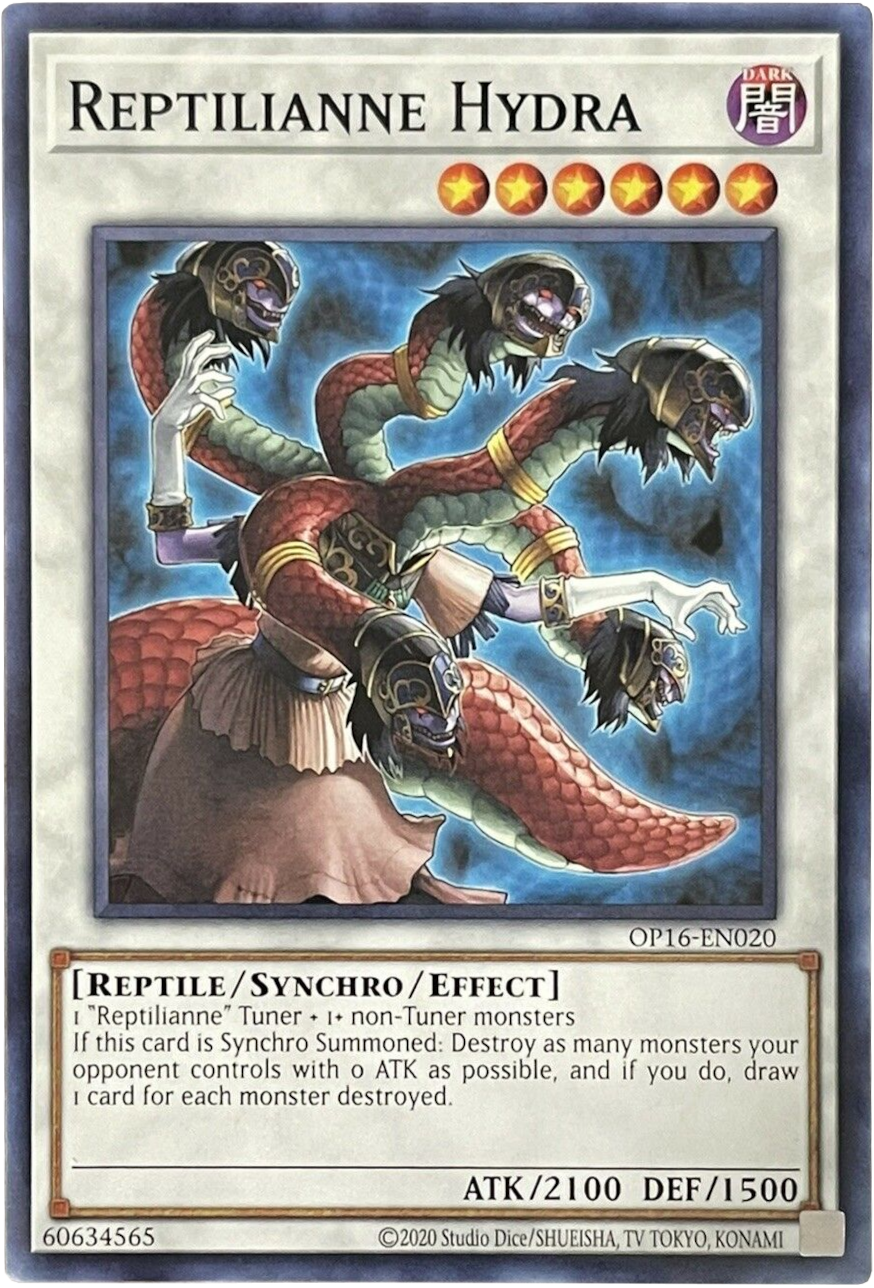 Reptilianne Hydra [OP16-EN020] Common | North Game Den