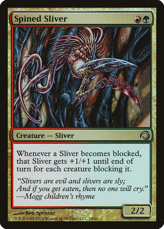 Spined Sliver [Premium Deck Series: Slivers] | North Game Den