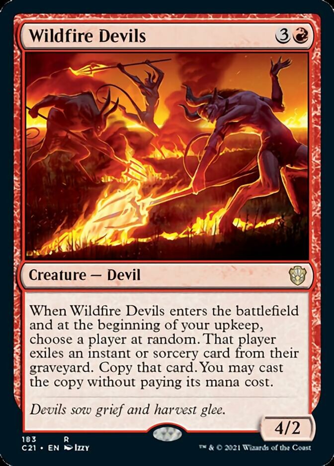 Wildfire Devils [Commander 2021] | North Game Den