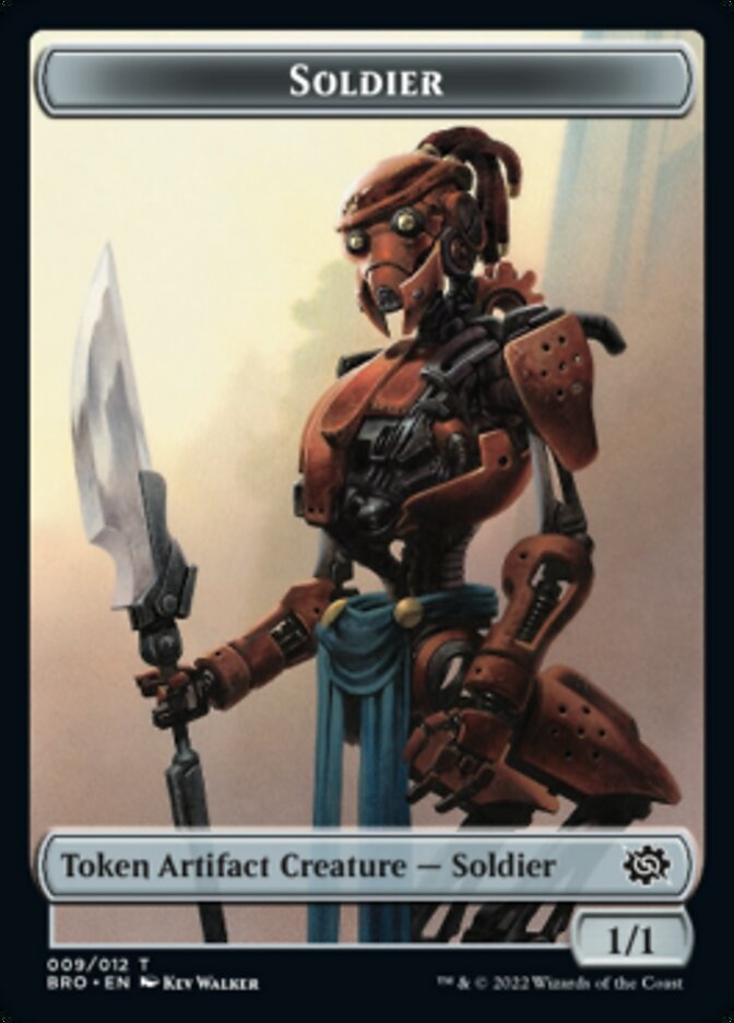 Soldier Token (009) [The Brothers' War Tokens] | North Game Den