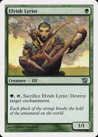 Elvish Lyrist [Eighth Edition] | North Game Den